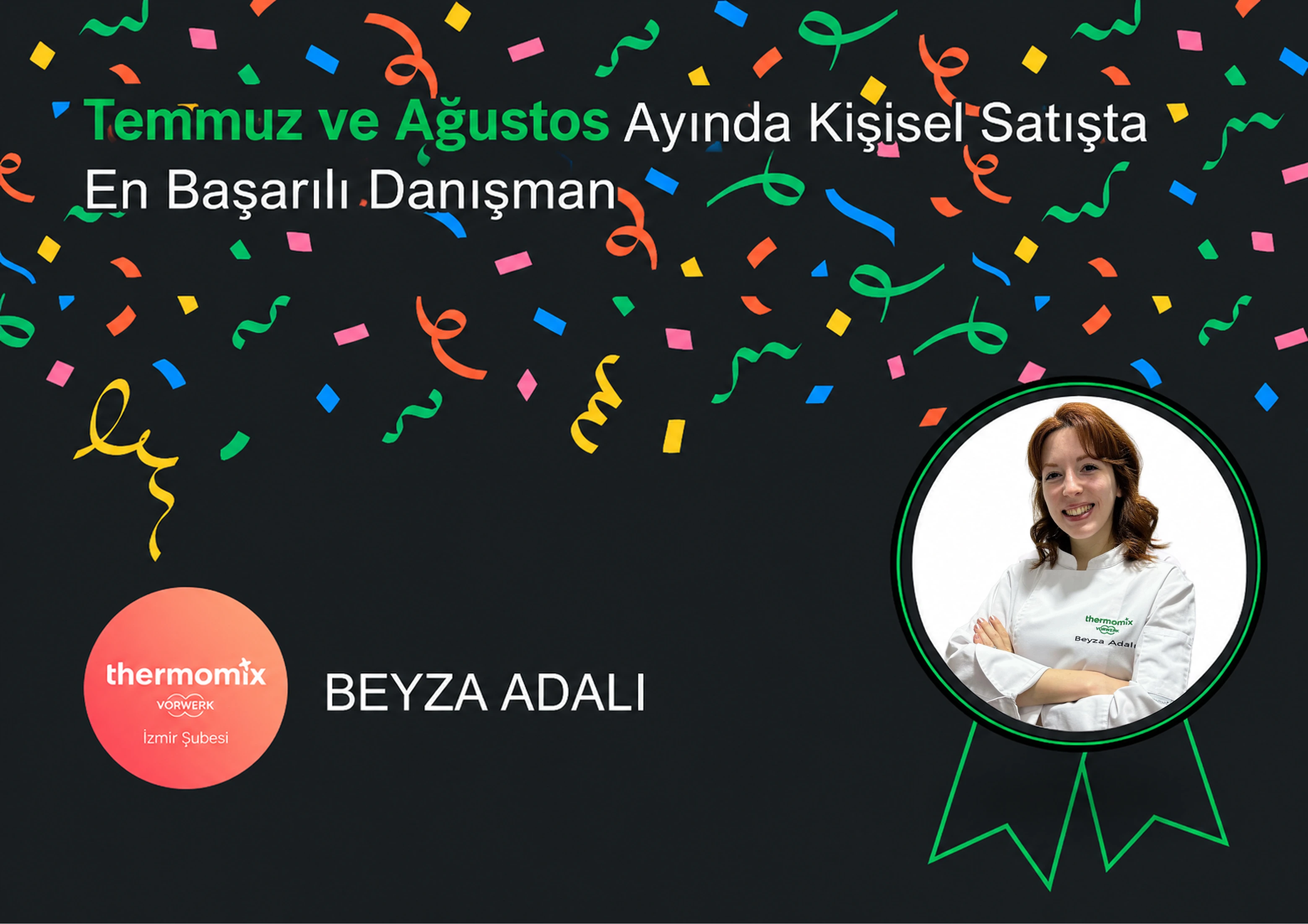 Thermomix Temmuz ve Ağustos 2026 En Başarılı Satış Danışmanı Beyza Adalı